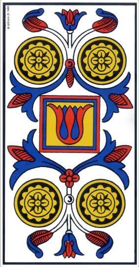 Four of Coins Marseilles